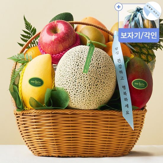 과일바구니, 카멜3호 9종 6kg이상 (멜론,파인애플) 가격 추이 온브릭스 과일바구니, 카멜3호 9종 6kg이상 (멜론,파인애플) - 최저가 99,040원