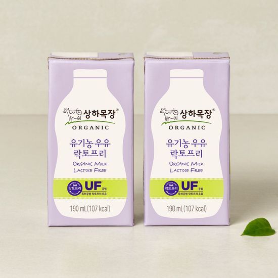 매일유업 상하목장 유기농우유 락토프리 190ml 24개입
