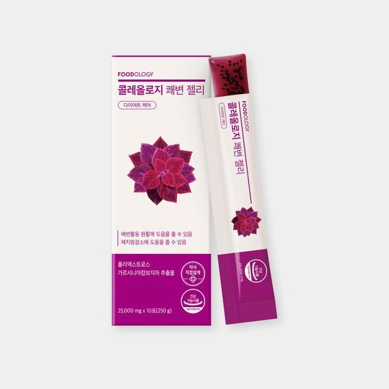 푸드올로지 콜레올로지 쾌변 젤리 10포 (+2포 증정) (12일분)