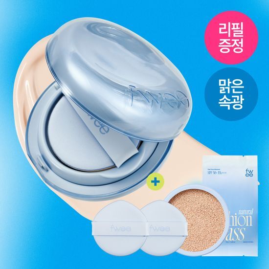 퓌 퓌 쿠션 글래스 내추럴13g 리필기획 5종(+리필파우치/퍼프2매증정)