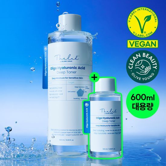 더랩바이블랑두 더랩바이블랑두 올리고 히알루론산 딥 토너 500ml 대용량 기획 (+100ml)