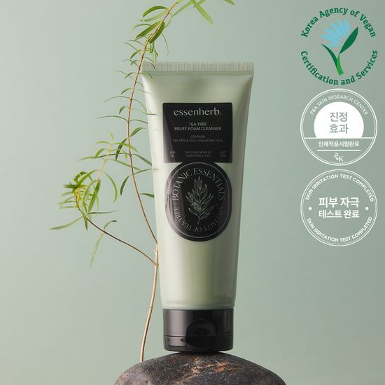 essenHERB ティーツリーレリーフフォームクレンザー 150ml | OLIVE