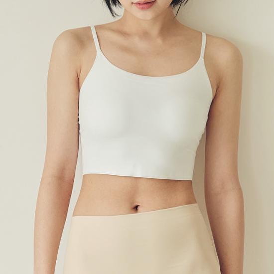 마른파이브 마른파이브 쉬어 브라탑 크롭 베이직 3colors (블랙/화이트/브라운 M~XL)