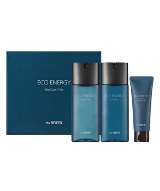 THE SAEM エコエナジースキンケア2点セット (トナー130ml+エマルジョン