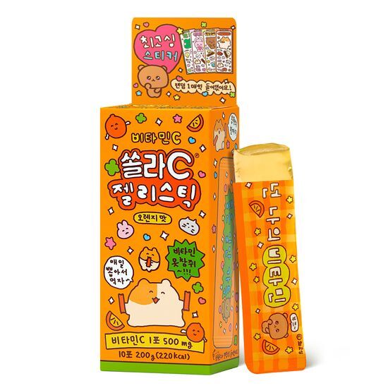 고려은단 최고심 비타민C 쏠라C 젤리스틱 10포 (10일분) 가격 추이 고려은단 고려은단 최고심 비타민C 쏠라C 젤리스틱 10포 (10일분) - 최저가 8,900원