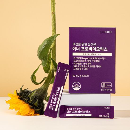 뉴트리코어 뉴트리코어 여성을 위한 유산균 이너 프로바이오틱스 30포 (30일분)