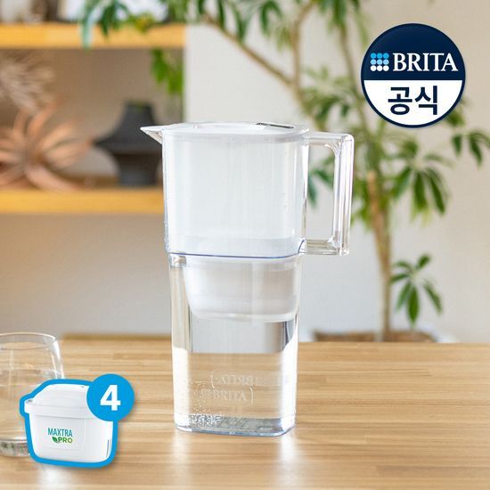 브리타 브리타 정수기 리켈리 2.2L 화이트 + 총필터 4입 - 최저가 50,400원