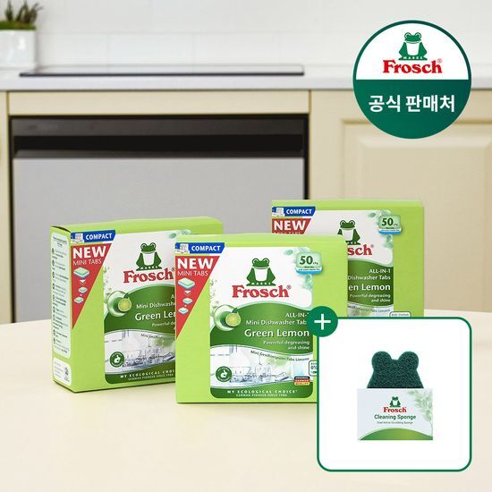 프로쉬 독일 식기세척기세제 미니 그린레몬 50개입 3개+수세미 증정 가격 추이 프로쉬 프로쉬 독일 식기세척기세제 미니 그린레몬 50개입 3개+수세미 증정 - 최저가 38,900원