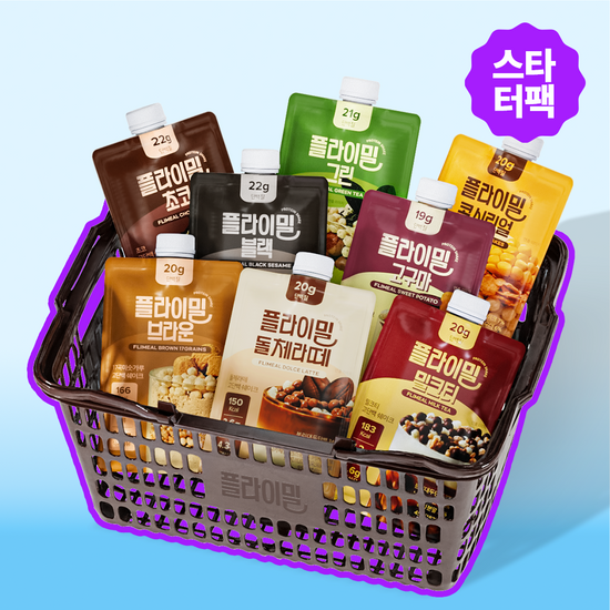 플라이밀 플라이밀 스타터패키지 단백질쉐이크 (45g*8팩, 8가지맛)