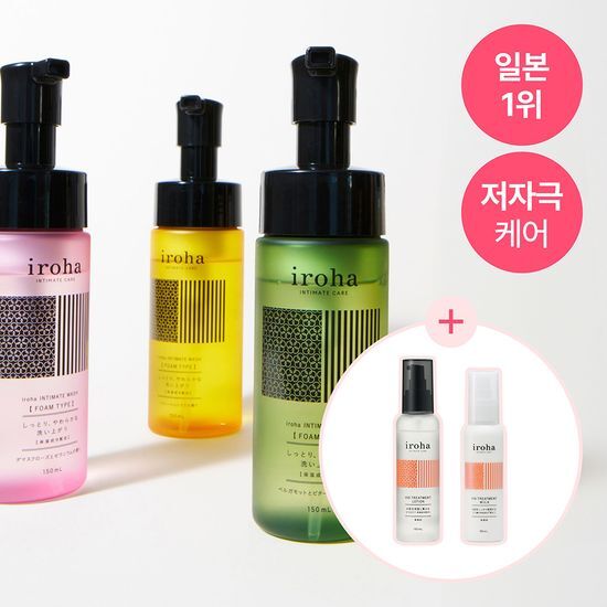 이로하 이로하 여성청결제 인티메이트 워시 폼타입 3종 택 1