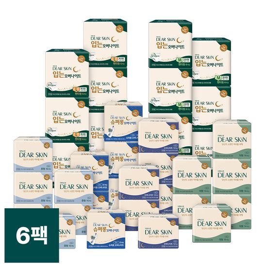 디어스킨 디어스킨 에어엠보 6팩 번들팩  6종 택1 - 최저가 16,300원
