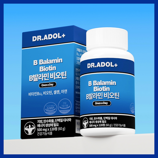 닥터아돌 닥터아돌 B발라민 비오틴 120정 (2개월분)