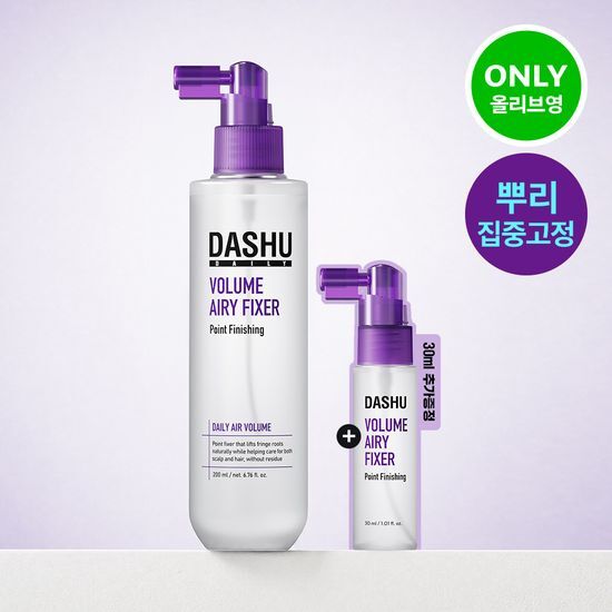 다슈 다슈 데일리 볼륨 에어리 헤어 픽서 200ml 기획 (+30ml 증정)(탈모증상완화)