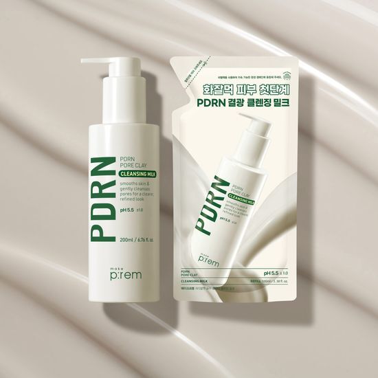메이크프렘 메이크프렘 PDRN 포어 클레이 클렌징밀크 200ml 기획 (+리필 100ml)