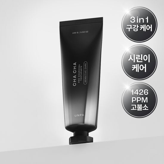 언파 언파 차차 프로 시린이 케어 차콜치약 100g