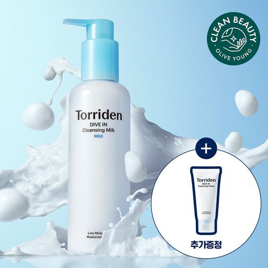 토리든 토리든 다이브인 저분자 히알루론산 클렌징밀크 200ml (+클렌징폼 30ml)