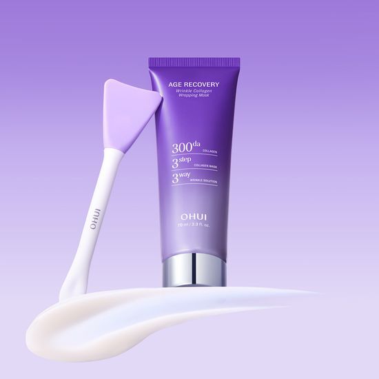 오휘 오휘 에이지 리커버리 콜라겐 랩핑 마스크 70ml (+실리콘 브러쉬 증정)