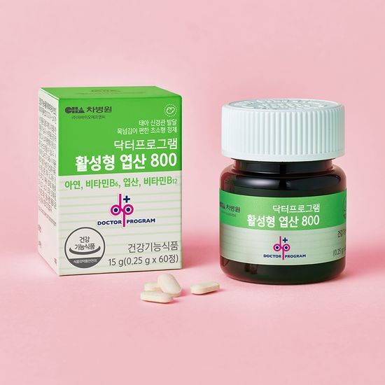닥터프로그램 활성형 엽산 800 60정 (2개월분) 가격 추이 닥터프로그램 닥터프로그램 활성형 엽산 800 60정 (2개월분) - 최저가 31,900원