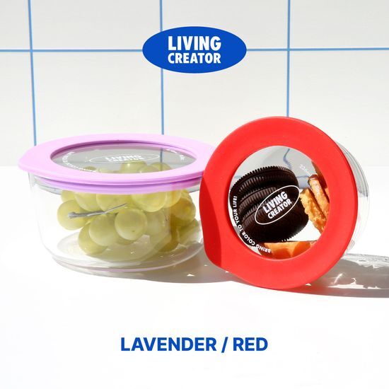 리빙크리에이터 리빙크리에이터 동그락 1세트 236ml+472ml 3COLORS