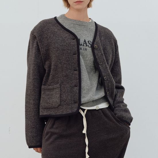 벤시몽 벤시몽 CLASSIC KNIT JACKET - 2color