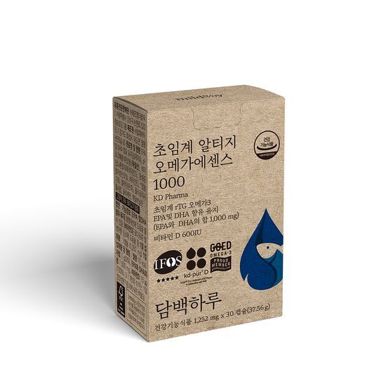 담백하루 담백하루 초임계 알티지 오메가 에센스 1000 30정 (1개월분)