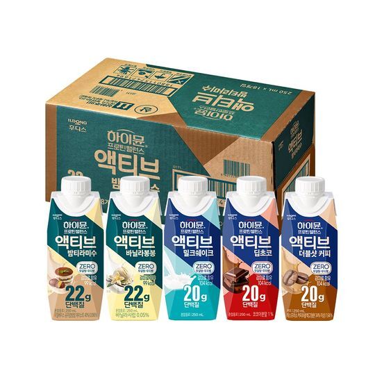하이뮨 프로틴 밸런스 액티브 ZERO 5종(밤티라미수/바닐라봉봉/밀크쉐이크/딥초코/더블샷커피) 250ml* 36입 가격 추이 하이뮨 하이뮨 프로틴 밸런스 액티브 ZERO 5종(밤티라미수/바닐라봉봉/밀크쉐이크/딥초코/더블샷커피) 250ml* 36입 - 최저가 39,900원