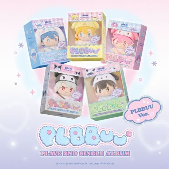 PLAVE 플레이브 PLAVE 2nd Single Album PLBBUU (PLBBUU Ver.) 5종 1세트