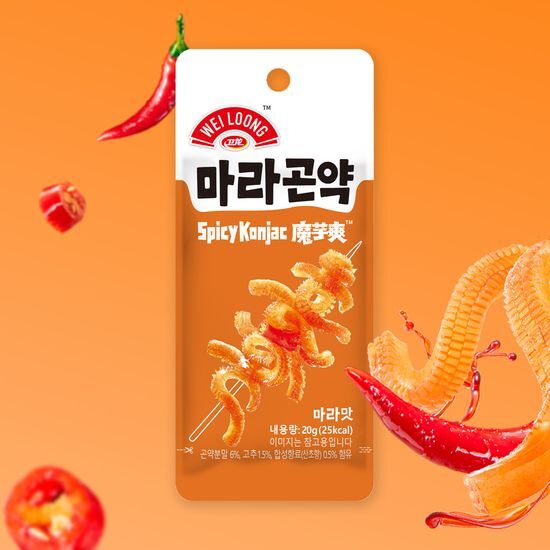 웨이롱 마라곤약 마라맛 20g 가격 추이 웨이롱 웨이롱 마라곤약 마라맛 20g - 최저가 1,200원