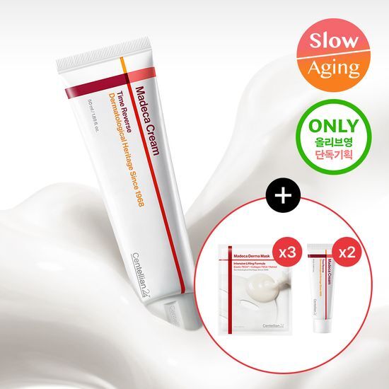 센텔리안24 센텔리안24 마데카 크림 타임 리버스 50ml 기획 (+15ml*2+더마 마스크팩 3매)