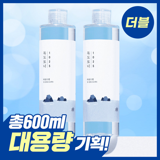 라운드랩 라운드랩 1025 독도 토너 300ml 더블 기획 (+말랑키링)