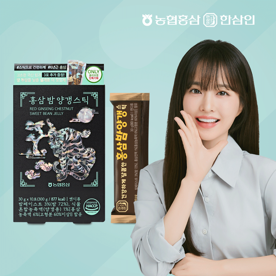 한삼인 한삼인 홍삼밤양갱스틱 10개입(10일분)