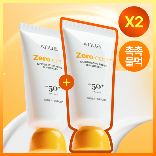 아누아 아누아 제로캐스트 수분 선크림 50ml 더블 기획