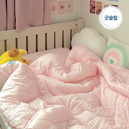 믹스앤매치 믹스앤매치 어라운드 스트라이프 먼지없는 여름/사계절 이불베개세트 SS/Q 5컬러 - 최저가 32,830원