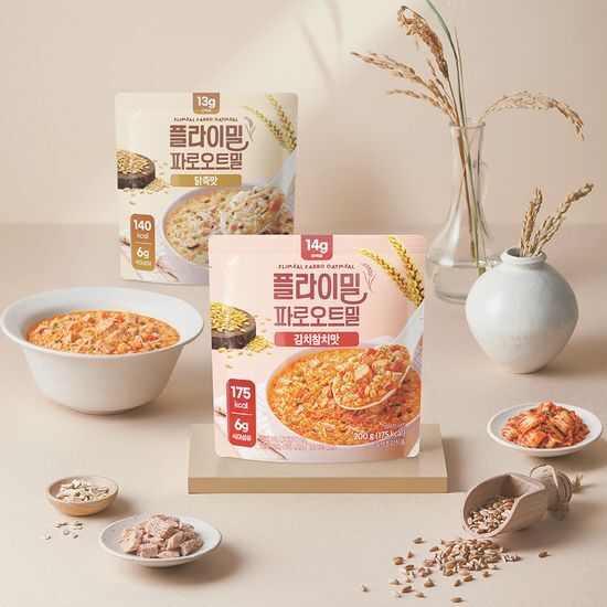 플라이밀 플라이밀 파로 오트밀 200g (닭죽맛/김치참치맛)