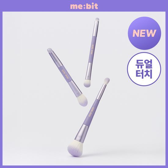 미빗 미빗 듀얼 터치 브러쉬 3종 (눈매트임/윤곽쉐딩/생기부스터)