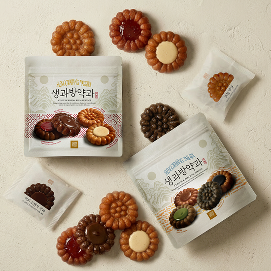 생과방 생과방 수제약과 4개입(160g) 파우치 가/나 세트