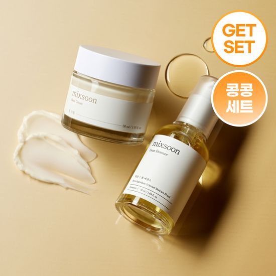 믹순 믹순 콩 탄력보습 기프트세트 (콩 크림 50ml+콩 에센스 50ml)