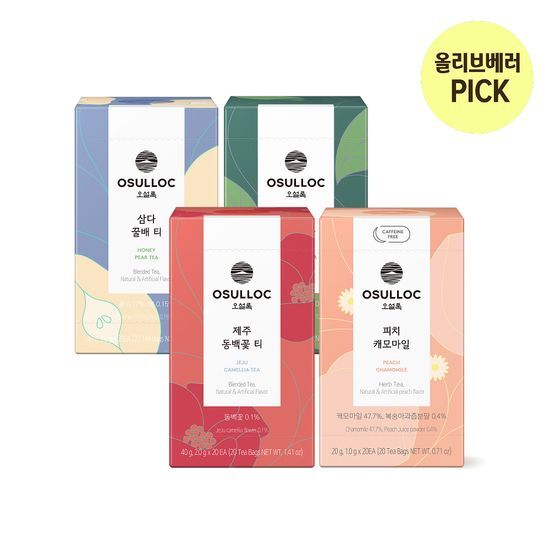 오설록 오설록 20입 티백 4종 택 1