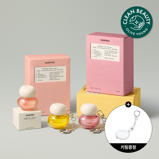 휩드 휩드 쥬이시 헤어 퍼퓸 15ml + 키링 기획 (3종 중 택1)