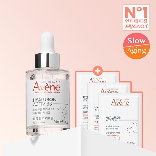 아벤느 아벤느 히알루론 액티브 B3 안티에이징 세럼 30ml 기획 (+괄사+크림 2ml*2)