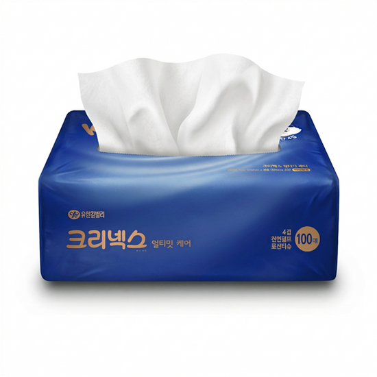 크리넥스 크리넥스 얼티밋 케어 로션티슈 100매*3팩