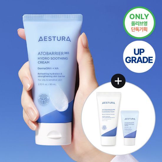 에스트라 에스트라 아토베리어365 하이드로 수딩크림 80ml 기획 (+수딩크림 10ml+클렌징폼 30g)