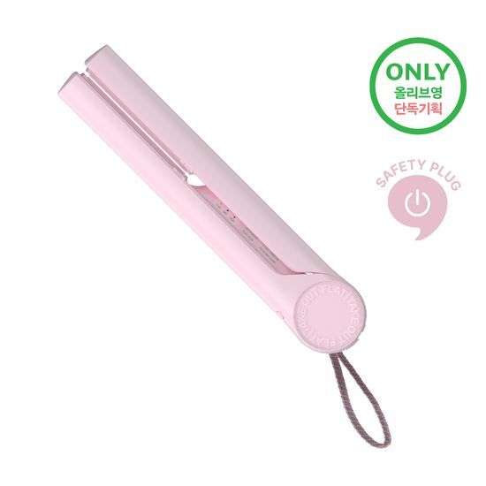 유닉스 유닉스 테이크아웃 무선고데기 UCI-A4020N 플랫 핑크 (리뉴얼 2606)