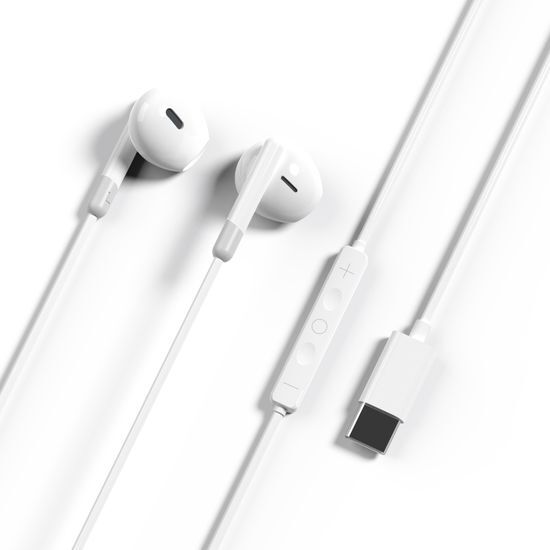 웰릭스 레드빈 USB-C 유선이어폰 화이트