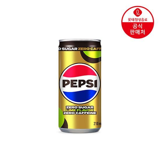 롯데 롯데칠성 펩시콜라 제로라임 제로카페인 210ml 30캔