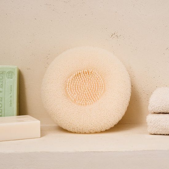 모던하우스 각질제거 마사지 도넛 샤워퍼프 IVORY - 최저가 2,900원