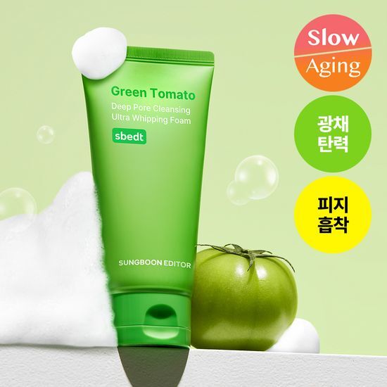 성분에디터 성분에디터 그린토마토 딥 포어 클렌징 울트라 휘핑 폼 120g