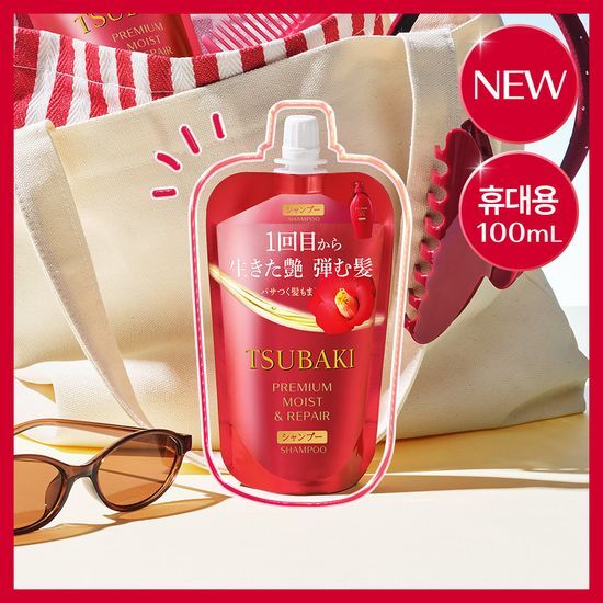 츠바키 츠바키 프리미엄 모이스트 & 리페어 샴푸 100ml