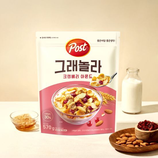 포스트 포스트 그래놀라 크랜베리아몬드 570g