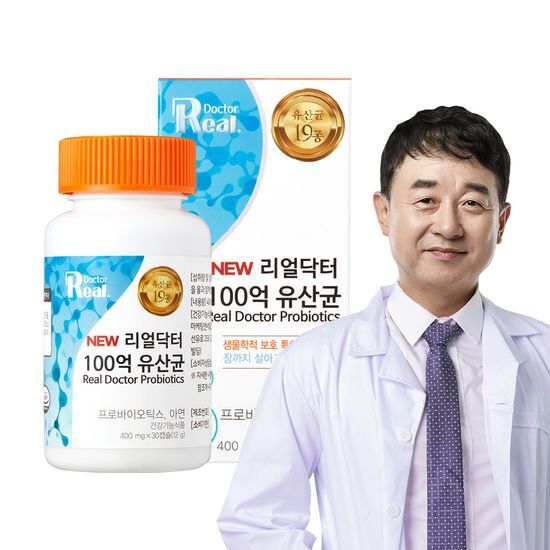 리얼닥터 리얼닥터 NEW 100억 유산균 400mg*30캡슐 (1개월분)